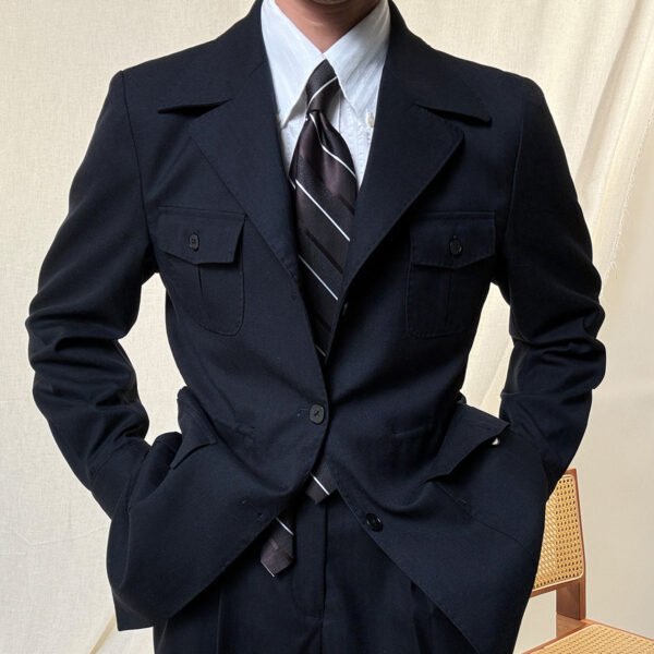 Casual Linen jacket for men's P0359 - Image 10